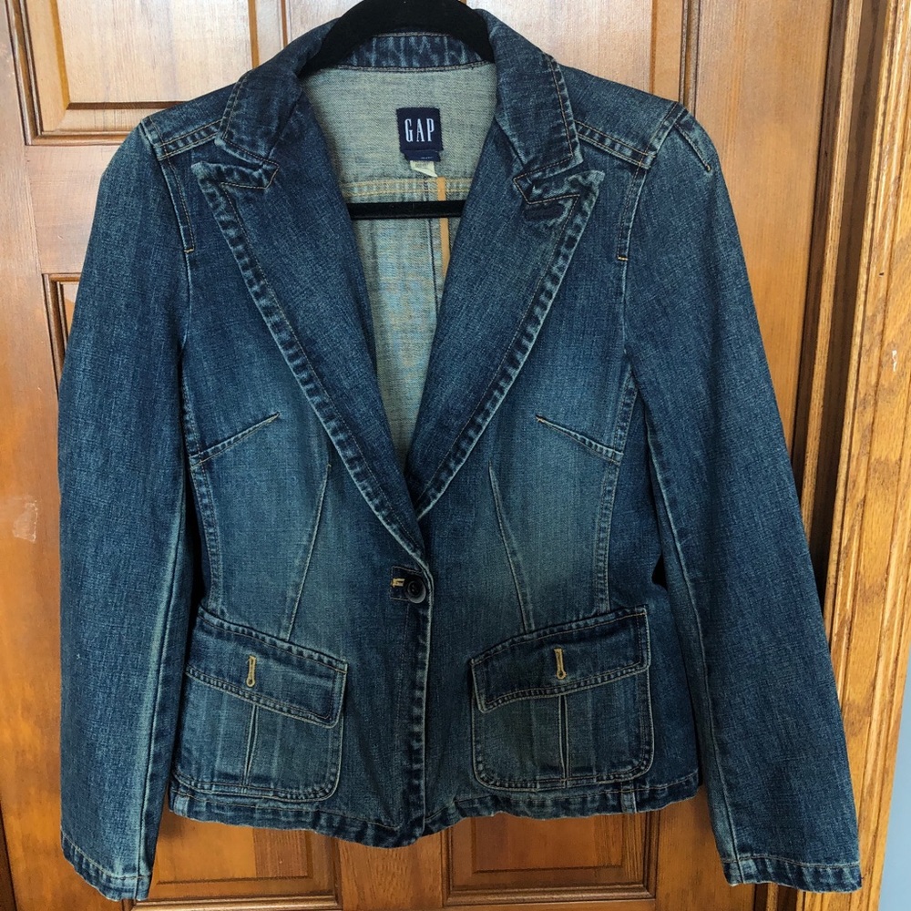 GAP Denim Blazer